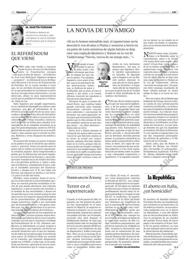 ABC MADRID 11-08-2004 página 6