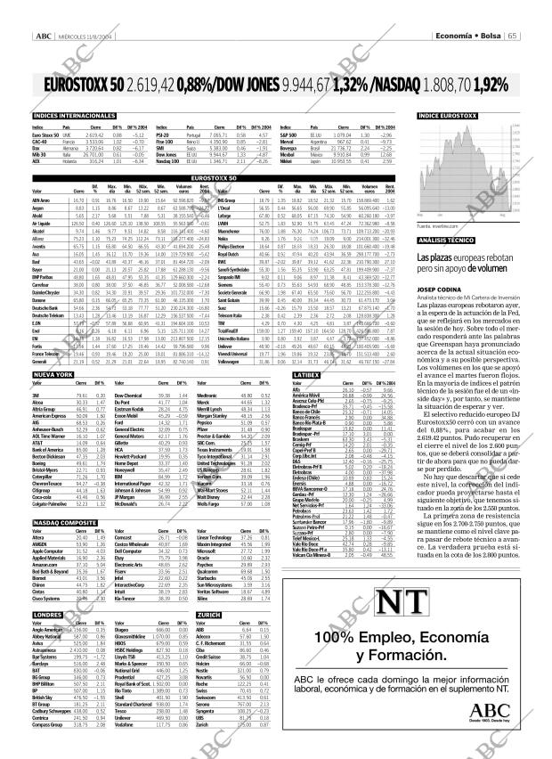 ABC MADRID 11-08-2004 página 65