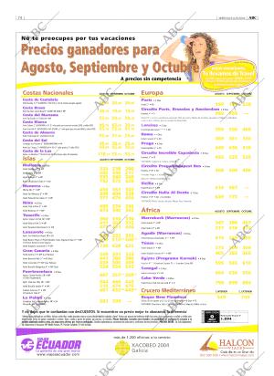 ABC MADRID 11-08-2004 página 74