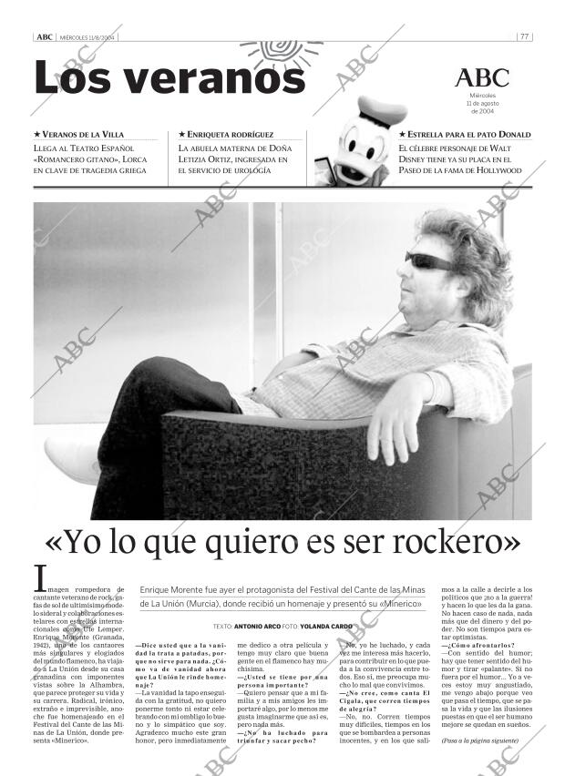 ABC MADRID 11-08-2004 página 77