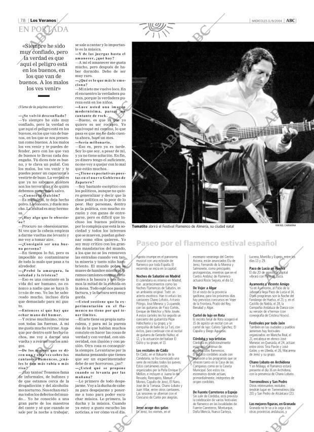 ABC MADRID 11-08-2004 página 78