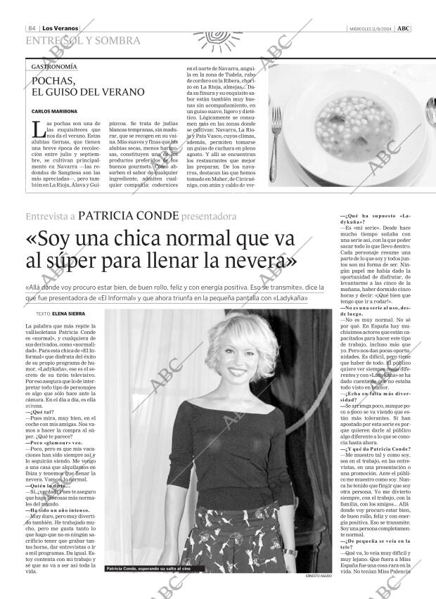 ABC MADRID 11-08-2004 página 84