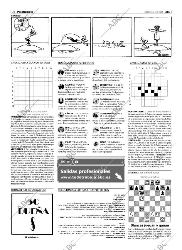 ABC MADRID 11-08-2004 página 90
