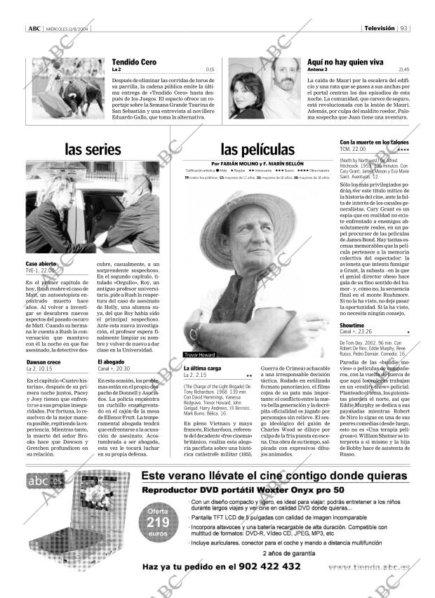 ABC MADRID 11-08-2004 página 93