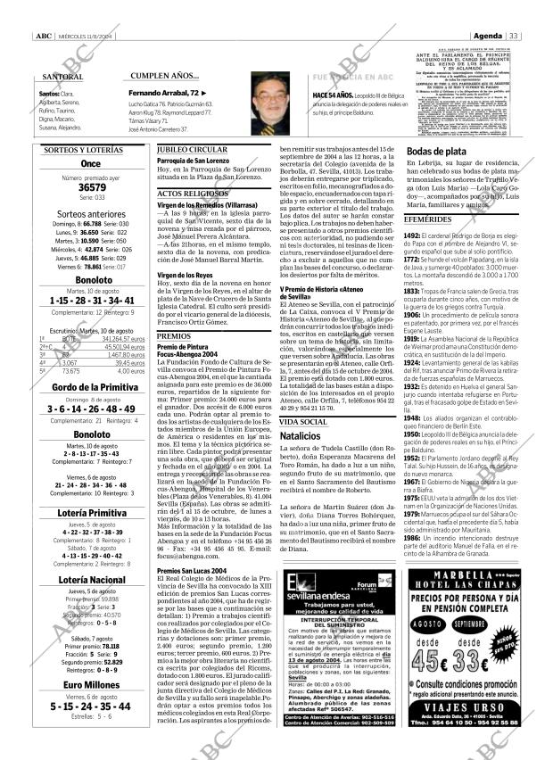 ABC SEVILLA 11-08-2004 página 33