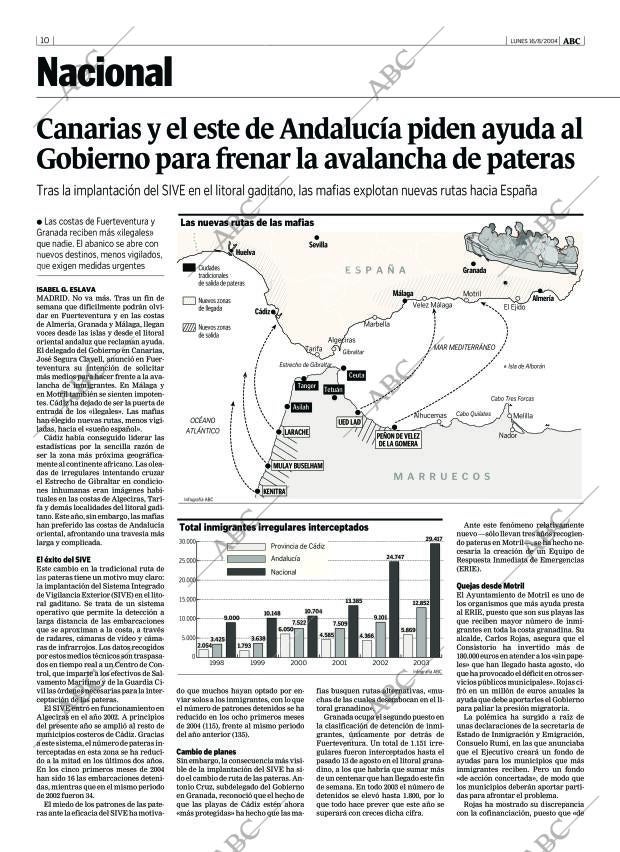 ABC MADRID 16-08-2004 página 10