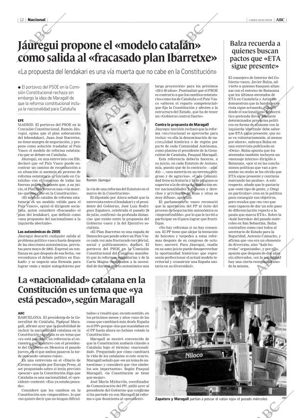 ABC MADRID 16-08-2004 página 12