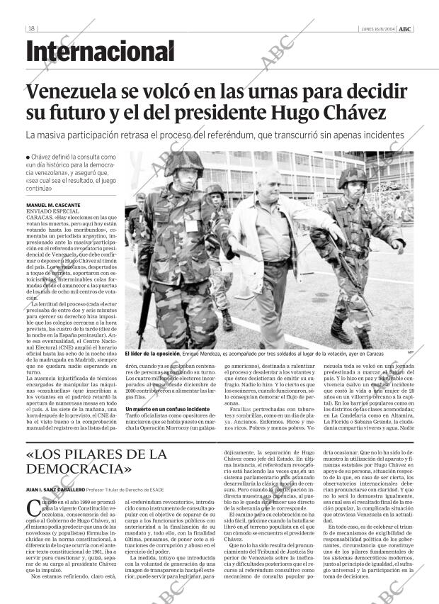 ABC MADRID 16-08-2004 página 18