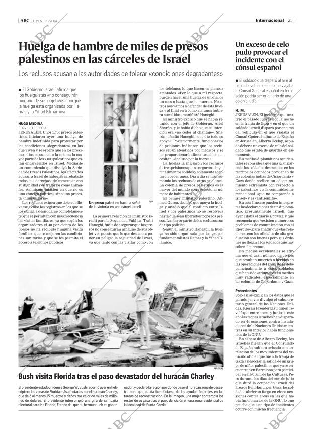 ABC MADRID 16-08-2004 página 21