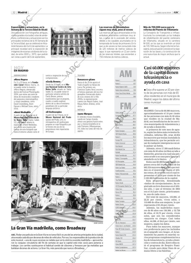 ABC MADRID 16-08-2004 página 32