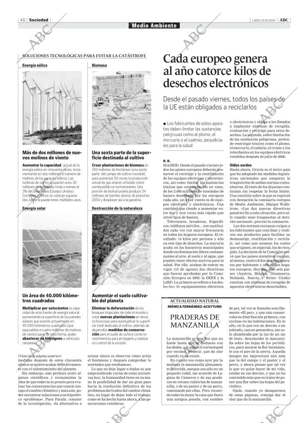 ABC MADRID 16-08-2004 página 40