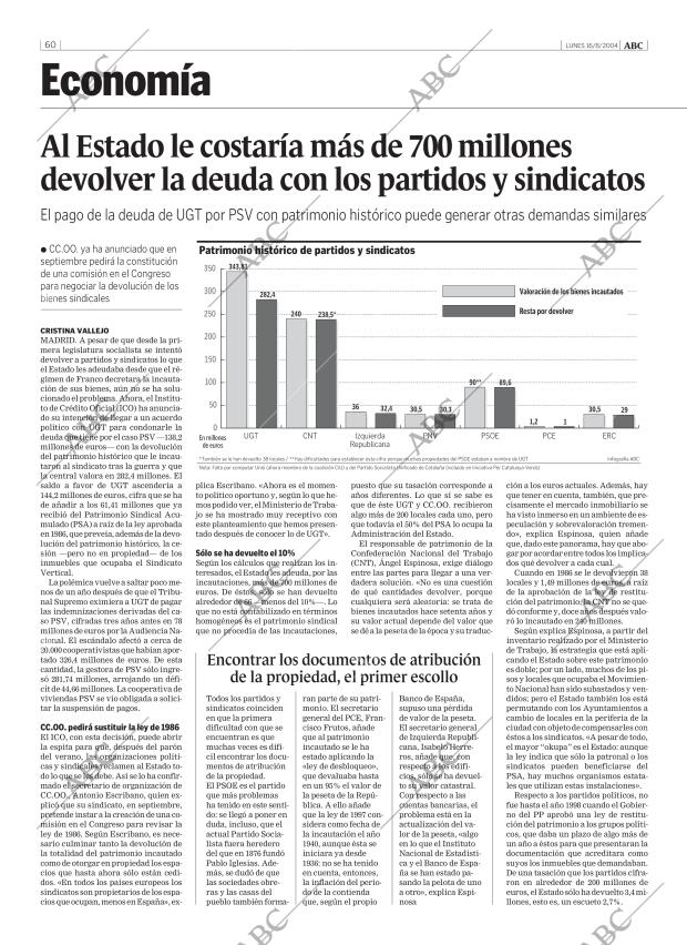 ABC MADRID 16-08-2004 página 60