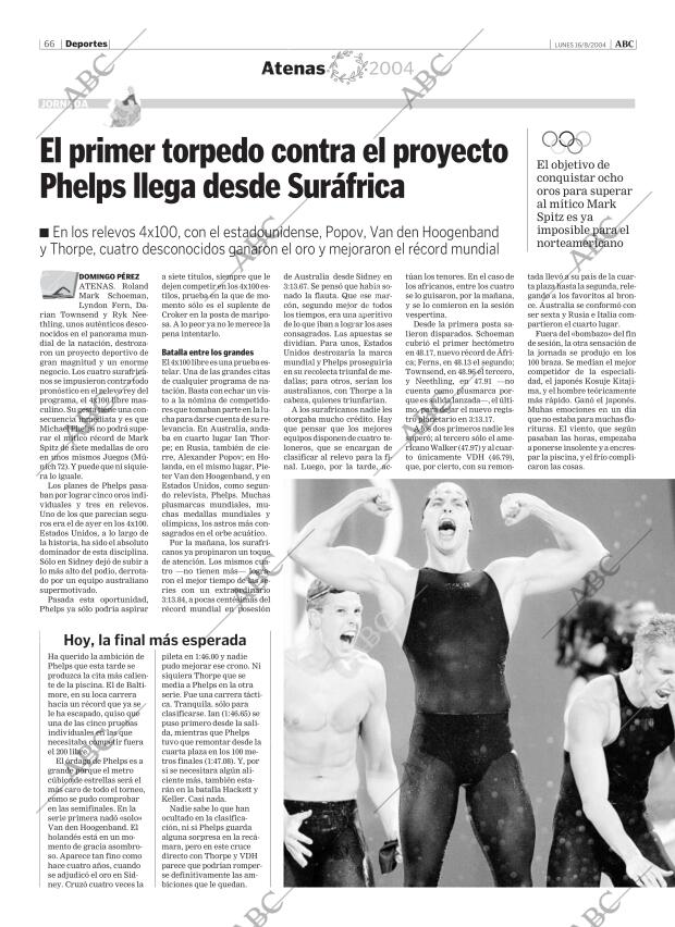 ABC MADRID 16-08-2004 página 66