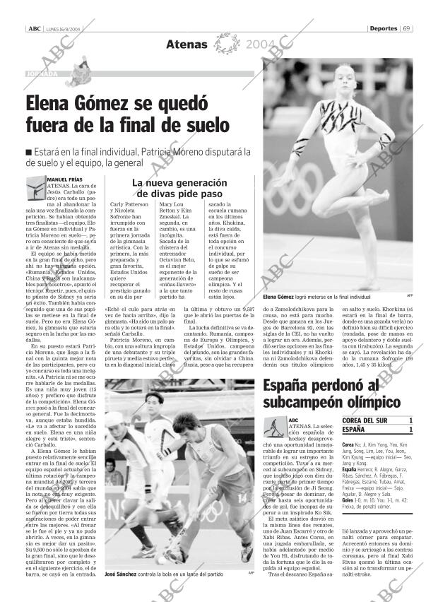 ABC MADRID 16-08-2004 página 69
