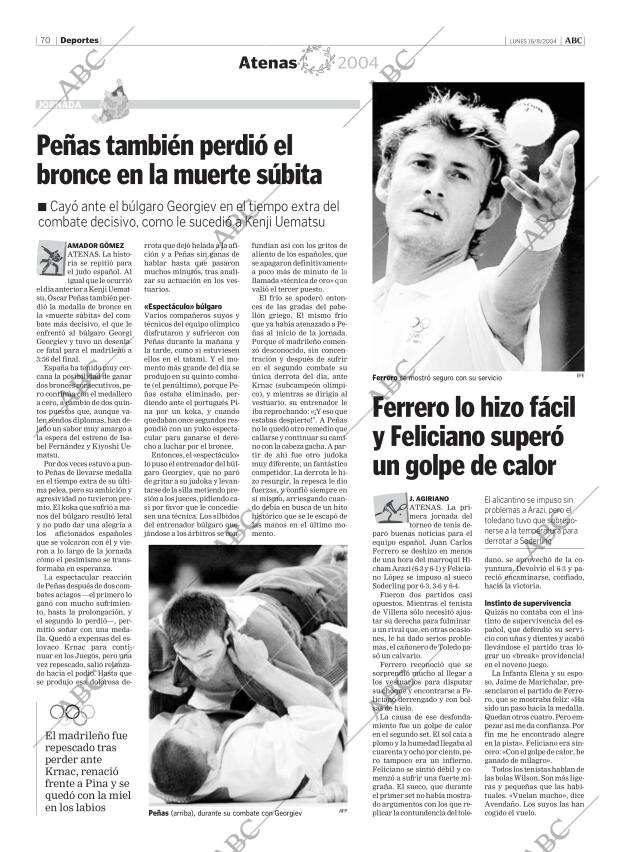 ABC MADRID 16-08-2004 página 70