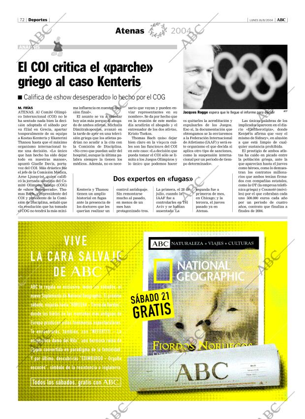 ABC MADRID 16-08-2004 página 72