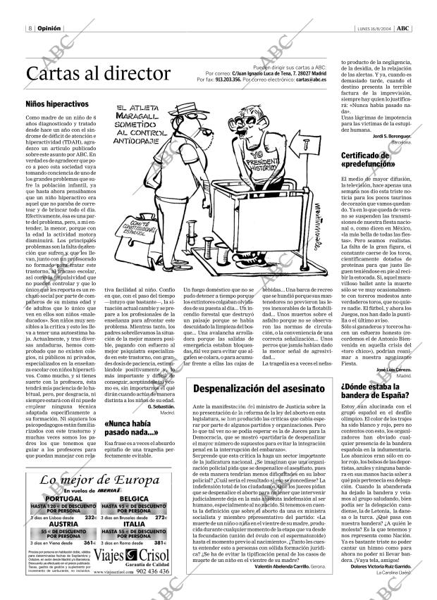 ABC MADRID 16-08-2004 página 8