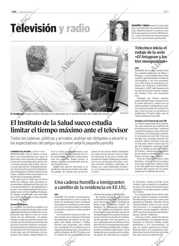 ABC MADRID 16-08-2004 página 95