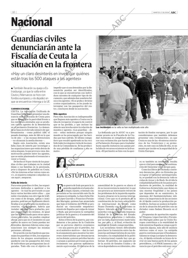 ABC MADRID 17-08-2004 página 10