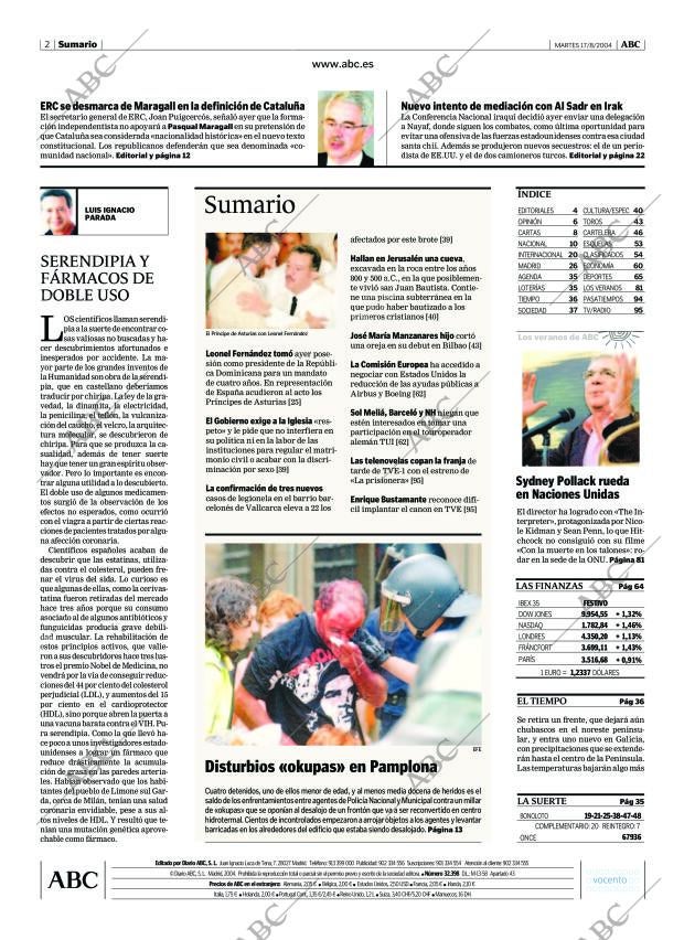 ABC MADRID 17-08-2004 página 2