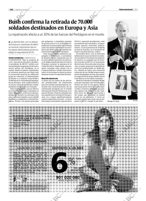 ABC MADRID 17-08-2004 página 23
