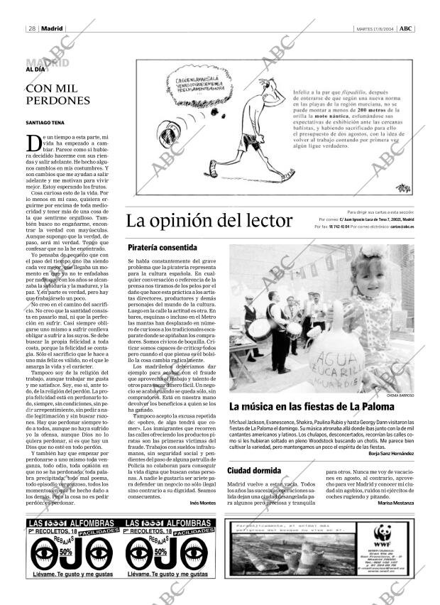 ABC MADRID 17-08-2004 página 28