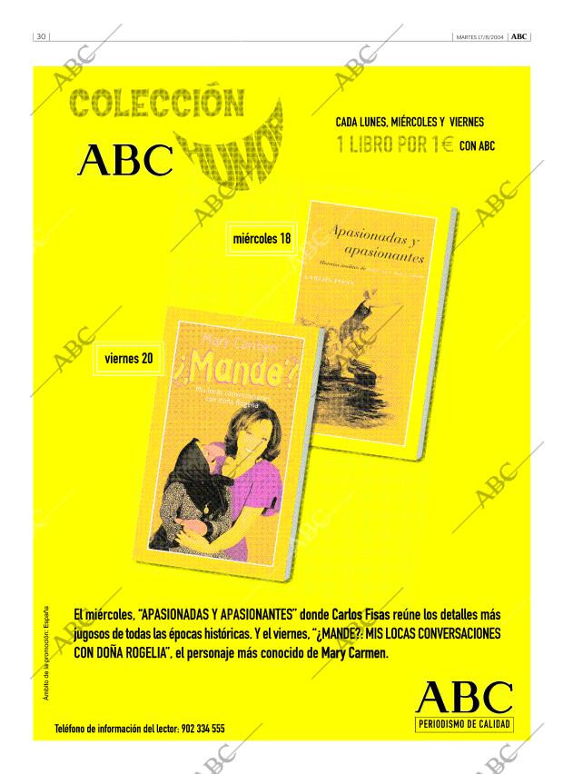 ABC MADRID 17-08-2004 página 30