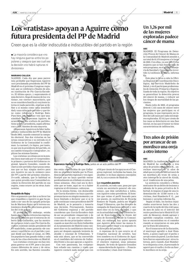ABC MADRID 17-08-2004 página 31