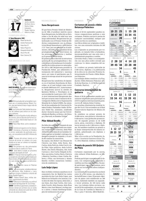 ABC MADRID 17-08-2004 página 35