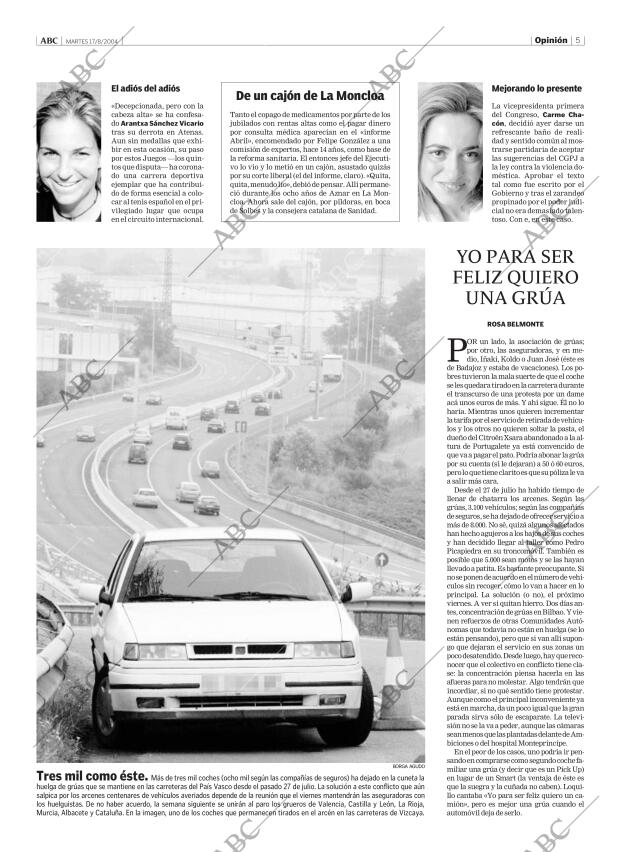 ABC MADRID 17-08-2004 página 5