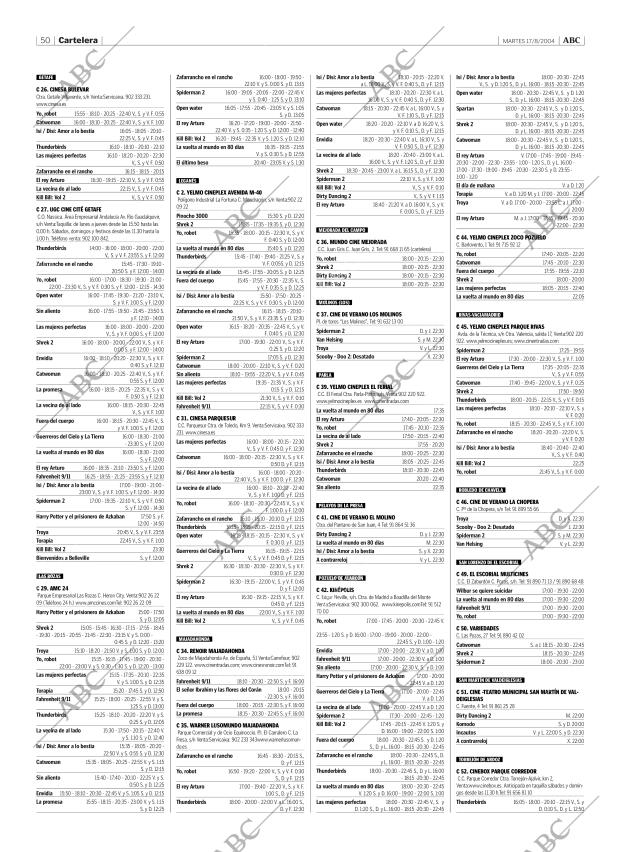 ABC MADRID 17-08-2004 página 50