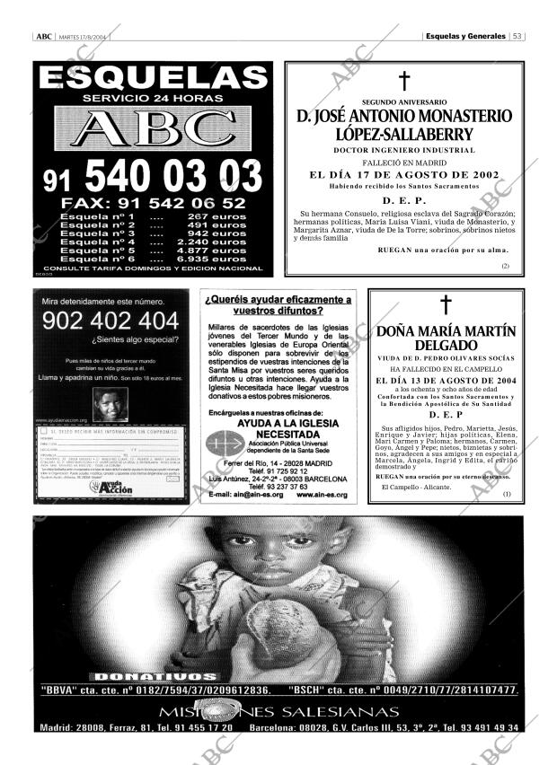 ABC MADRID 17-08-2004 página 53