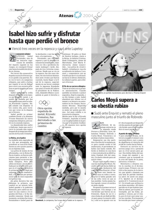 ABC MADRID 17-08-2004 página 70