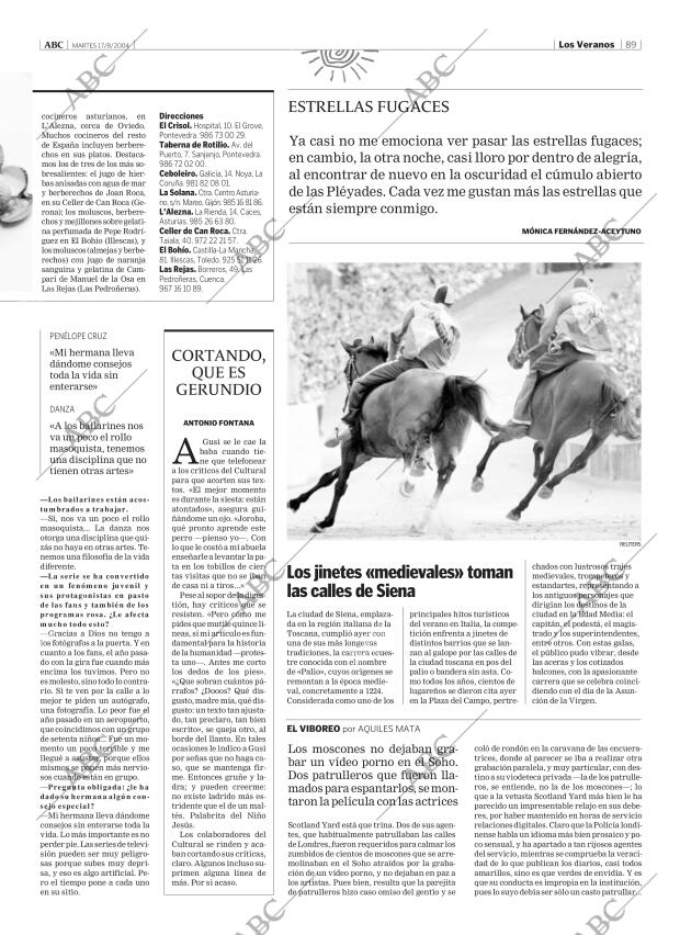 ABC MADRID 17-08-2004 página 89