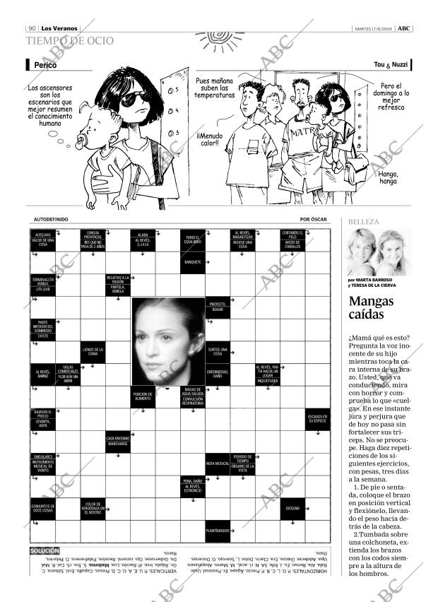 ABC MADRID 17-08-2004 página 90