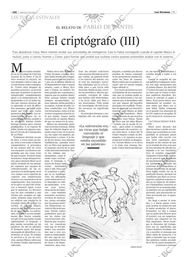 ABC MADRID 17-08-2004 página 91