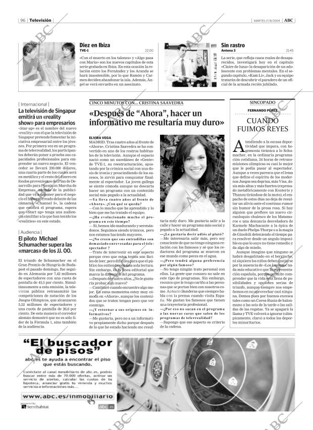 ABC MADRID 17-08-2004 página 96