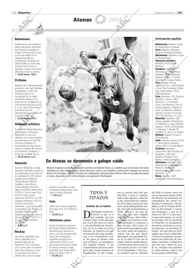 ABC MADRID 18-08-2004 página 78