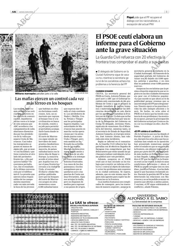 ABC MADRID 19-08-2004 página 11