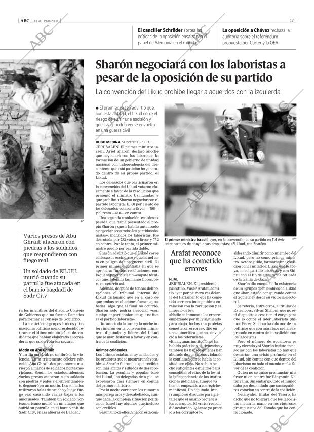 ABC MADRID 19-08-2004 página 17