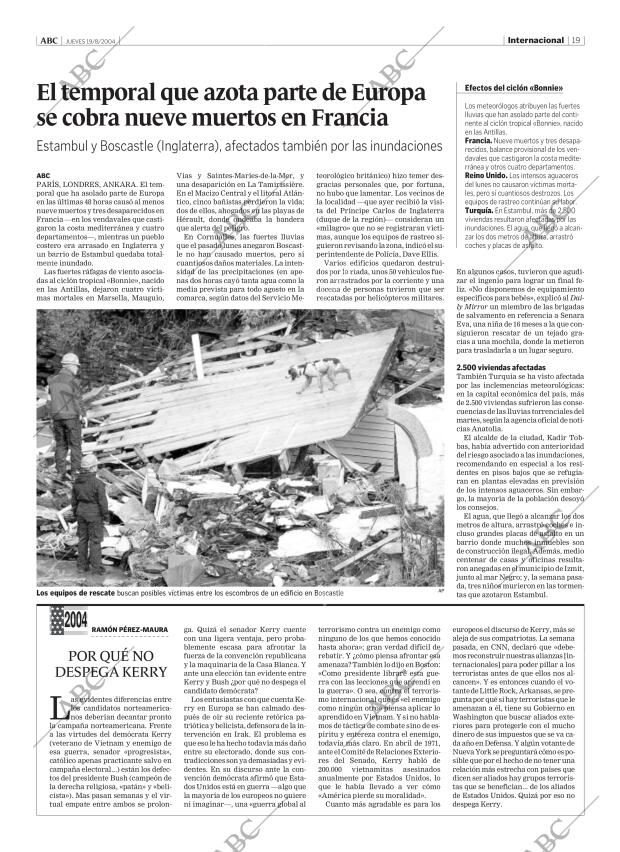 ABC MADRID 19-08-2004 página 19