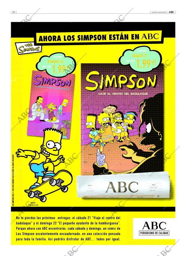 ABC MADRID 19-08-2004 página 30