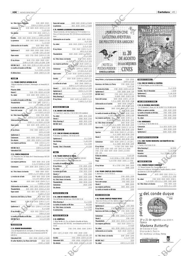 ABC MADRID 19-08-2004 página 45