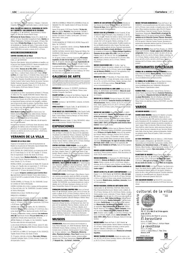 ABC MADRID 19-08-2004 página 47