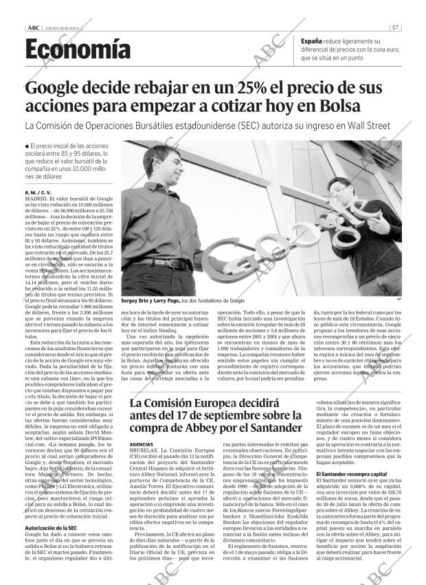 ABC MADRID 19-08-2004 página 57