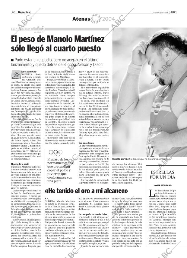 ABC MADRID 19-08-2004 página 66