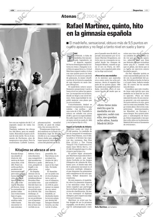 ABC MADRID 19-08-2004 página 69