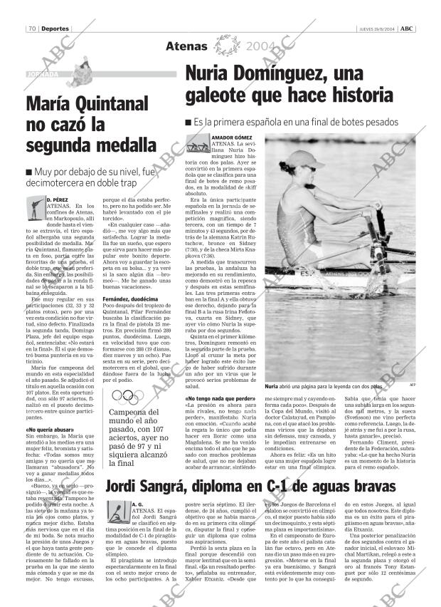 ABC MADRID 19-08-2004 página 70
