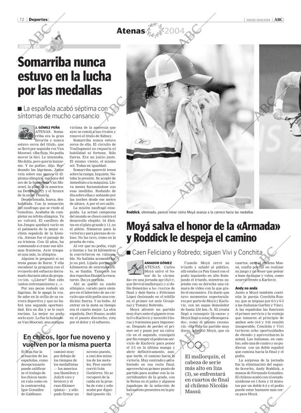 ABC MADRID 19-08-2004 página 72