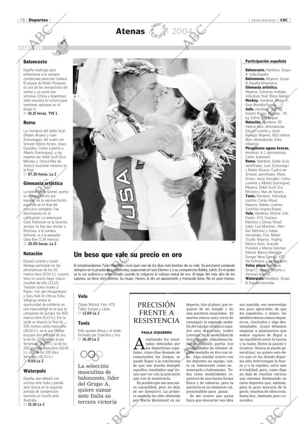 ABC MADRID 19-08-2004 página 78